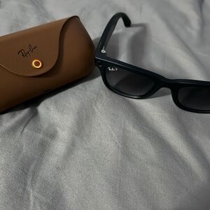 Ray-Ban Classic Black Sunglasses with Brown Case